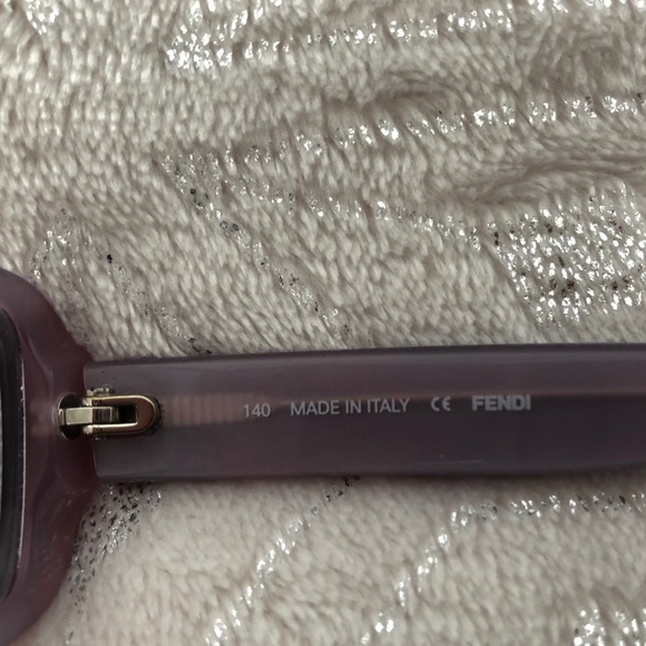 Fendi Lilac Rose Rectangle Eyeglasses 51 Mn Lens - Picture 3 of 8